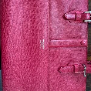 Giorgio Armani Elegant Red Laptop Bag